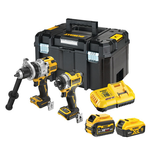 18V XR BRUSHLESS PREMIUM COMBO KIT- 1X5.0&6.0AH BATT & CHRG