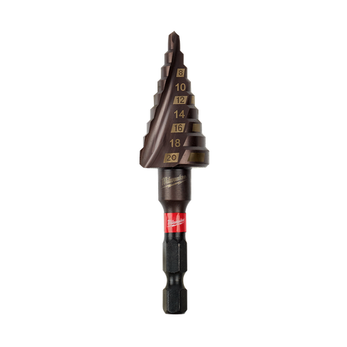 4-20MM 9 HOLE SHOCKWAVE TITANIUM STEP DRILL BIT