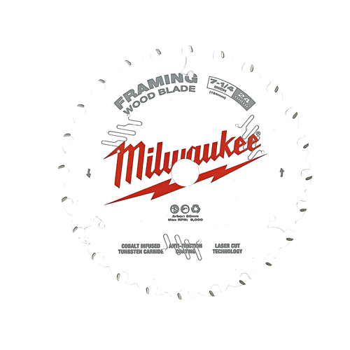 7-1/4\" 184MM 24T FRAMING CIRC SAW BLADE