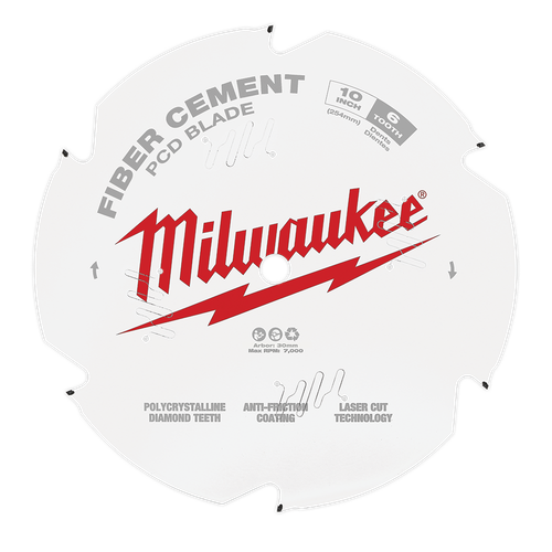 10\" 254MM PCD/FIBRE CEMENT CIRC SAW BLADE
