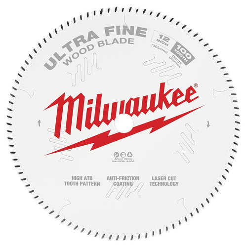 12\" 305MM 100T ULTRA FINE FINISH CIRC SAW BLADE