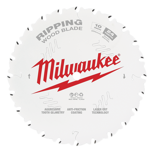 10\" 254MM 24T RIPPING CIRC SAW BLADE