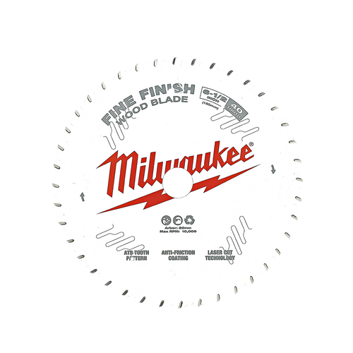 6-1/2\" 165MM 40T FINE FINISH CIRC SAW BLADE
