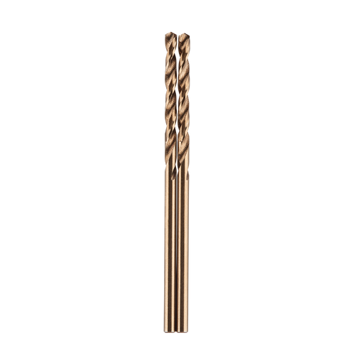 2MM ROUND 3 POINT SHANK 2PK RED HELIX COBALT DRILL BIT