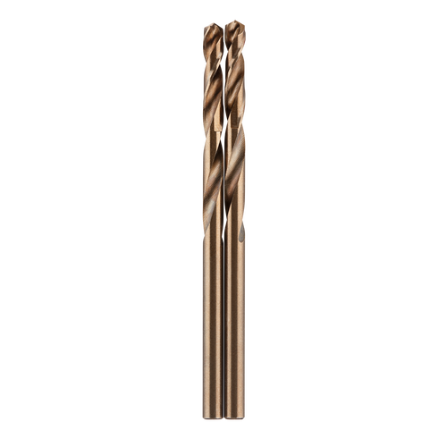 4MM ROUND 3 POINT SHANK 2PK RED HELIX COBALT DRILL BIT