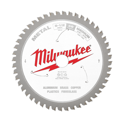 165MM (6-1/2\")  48T MEDIUM METAL CIRC SAW BLADE