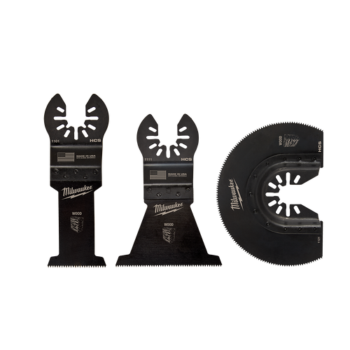 3PCE OPEN-LOK WOOD MULTI TOOL BLADE VARIETY PACK