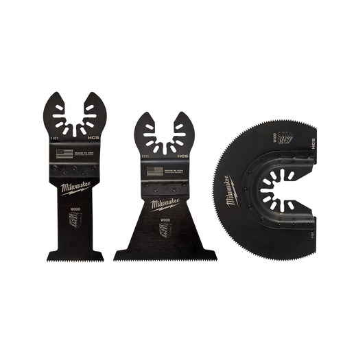 3PCE OPEN-LOK WOOD MULTI TOOL BLADE VARIETY PACK