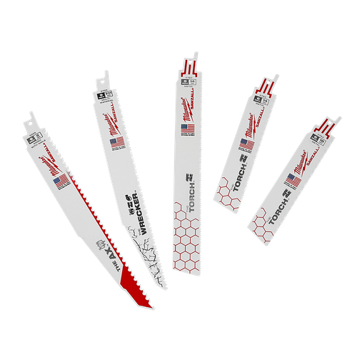 5PCE SAWZALL RECIPRO SAW BLADE DEMOLITION KIT