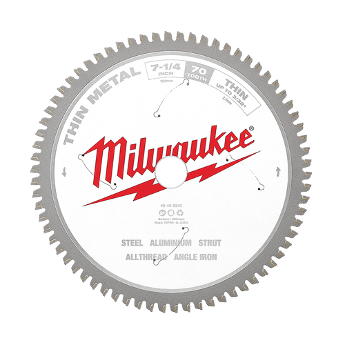 184MM (7-1/4\")  70T THIN METAL CIRC SAW BLADE