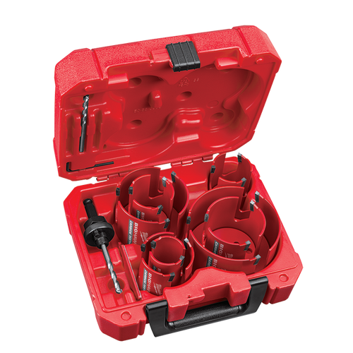 10PCE BIG HAWG GENERAL PURPOSE CARBITE TEETH HOLESAW SET
