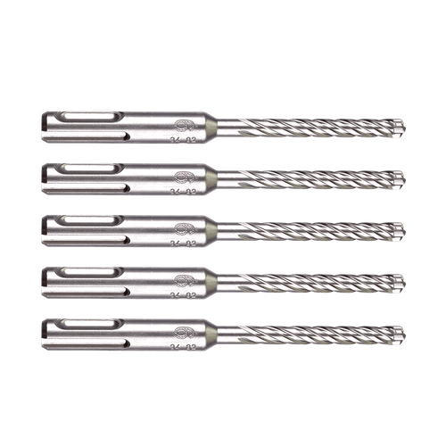 5PK 6.5X115MM SDS PLUS 4 CUTTER