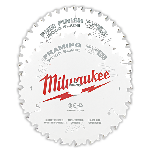 165MM 6-1/2\" WOOD CIRCULAR SAW BLADE SET