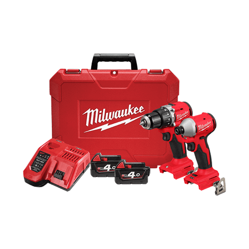 18V 2PCE POWER PACK 2D3 - 2X4.0AH BATT & CHRG