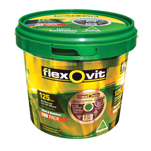 125MM 100PK MEGA-LINE ULTRA THIN CUT-OFF WHEELS IN BUCKET