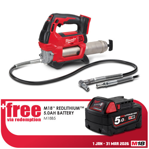 18V 2-SPEED GREASE GUN TOOL ONLY