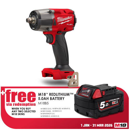 18V FUEL NEXT GEN MID TORQUE IMP WRENCH DETENT - TOOL ON