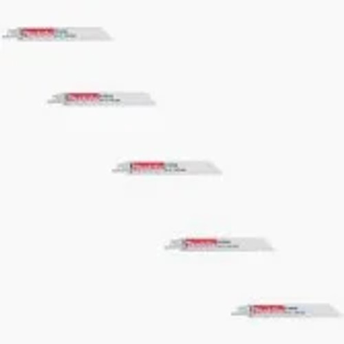 150MM 24TPI 5PK L/ LIFE BI-M ALL STEEL RECIPRO BLADE