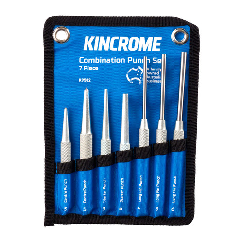 7PCE COMBINATION PUNCH SET