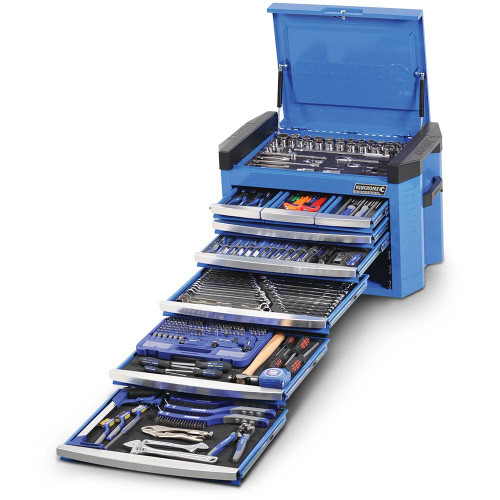 328PCE 8 DRAWER CHEST KIT BLUE