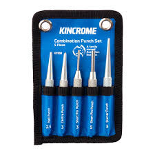 5PCE COMBINATION PUNCH SET