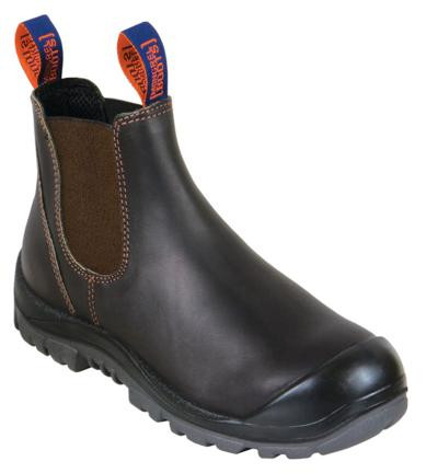 SIZE 7 E/SIDE STEEL TOE/SCUFF SAFTEY BOOT CLARET