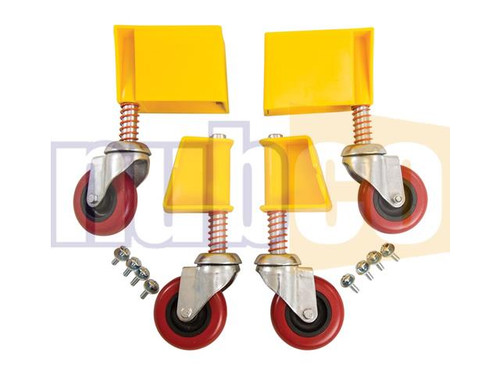 WHEEL KIT TO SUIT 7-8 STEP FIBREGLASS PLATFORM LADDER