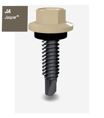 10GX25MM T17 SCREW HEX SEAL B8 (CAT5) JASPER 1000PK