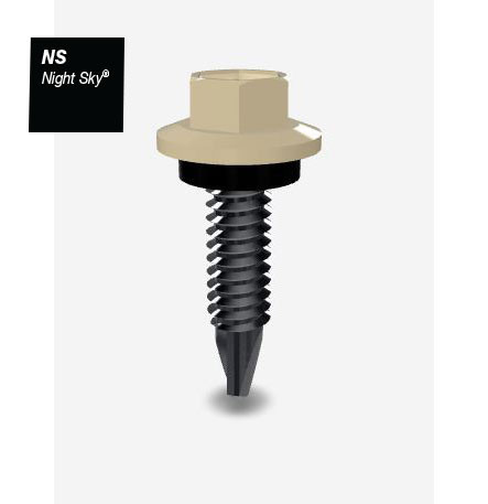 10GX16MM SDS SCREW HEX SEAL B8 (CAT5) NIGHT SKY 1000PK