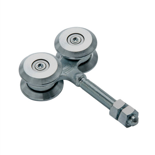 800KG DOOR TRACK HANGER, 4 WHEEL, STEEL