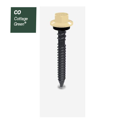 65MM ZIP B8 (CAT5) SDMT HEX SEAL COTTAGE GREEN  -500PK