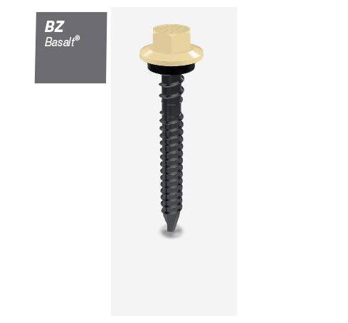 65MM ZIP B8 (CAT5) SDMT HEX SEAL BASALT  -500PK