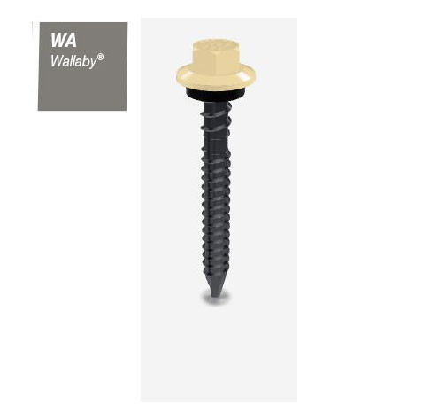 50MM ZIP B8 (CAT5) SDMT HEX SEAL WALLABY  -100PK