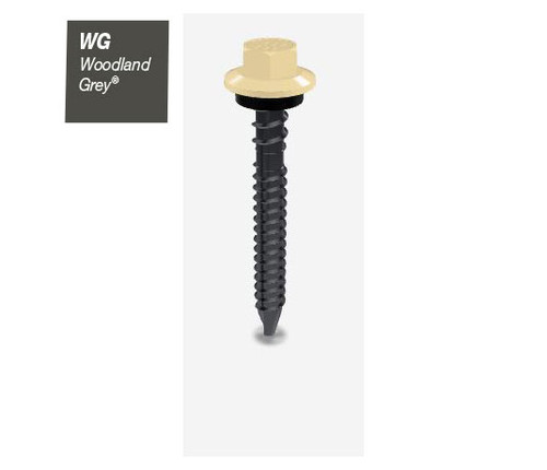 65MM ZIP B8 (CAT5) SDMT HEX SEAL WOODLAND GREY  -500PK