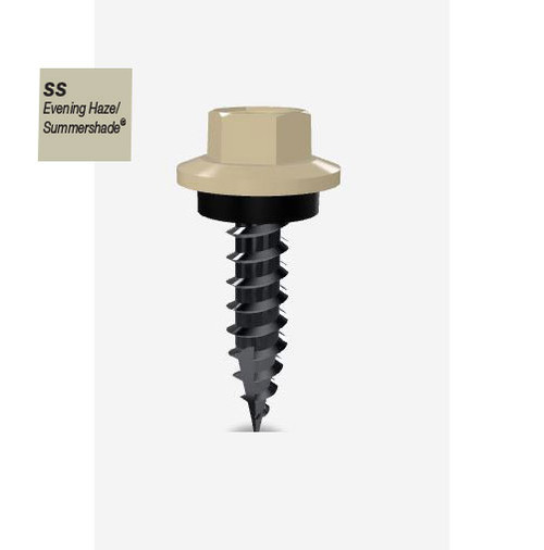 10GX25MM SDS SCREW HEX SEAL B8 (CAT5) EVENING HAZE 1000PK