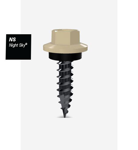 12GX25MM T17 SCREW HEX SEAL B8 (CAT 5) NIGHT SKY 500PK