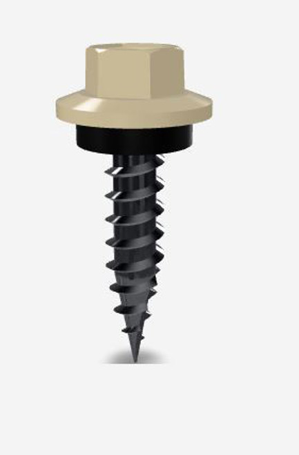 10GX25MM SDS SCREW HEX SEAL B8 (CAT5) PLAIN 1000PK