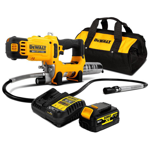 18V XR LI-ION CORDLESS GREASE GUN COMBO KIT-1X5.0AH BATT