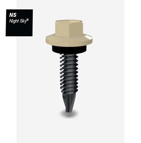 10GX25MM SDS SCREW HEX SEAL B8 (CAT5) NIGHT SKY 1000PK