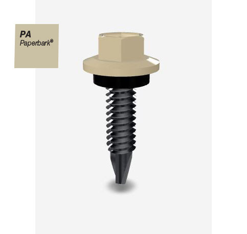 10GX16MM SDS SCREW HEX SEAL B8 (CAT5) PAPERBARK 1000PK