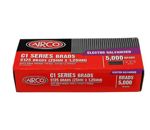 50MMX1.25MM C1 SERIES Z/P BRADS 5000PK