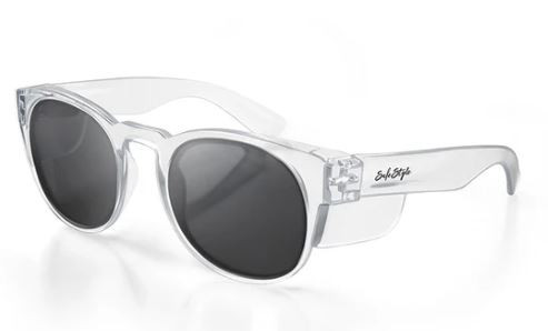 CRUISERS SAFETY GLASSES CLEAR FRAME / POLARISED LENS