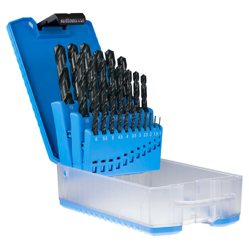 101PCE 1-10MM METRIC HSS-BLUE JOBBER DRILL BIT SET