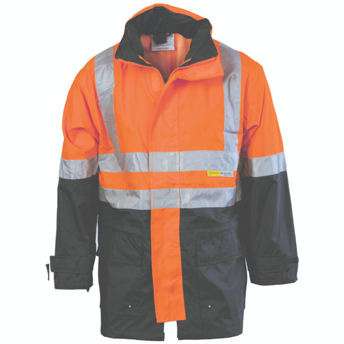 2XL O/N BREATHABLE TAPED RAIN JACKET