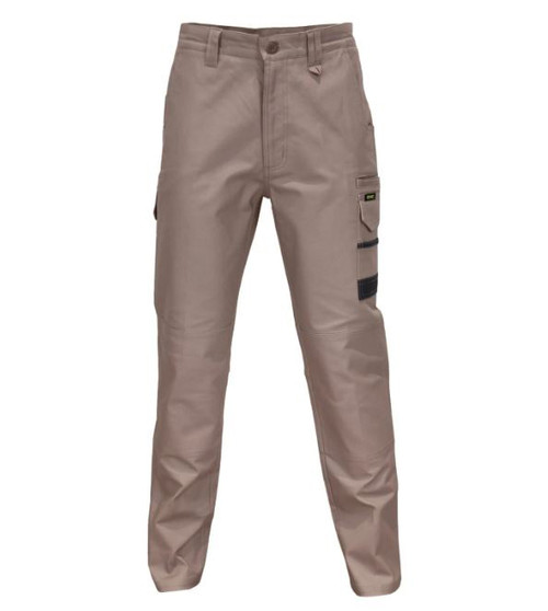 97R KHAKI SLIMFLEX TRADIE CARGO PANTS