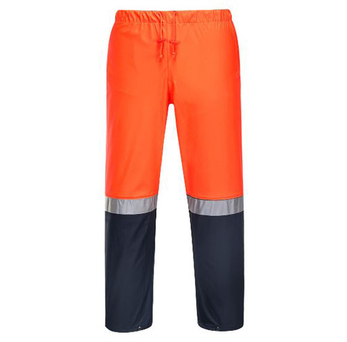 ORANGE / NAVY FARMERS HI-VIS PANTS - S
