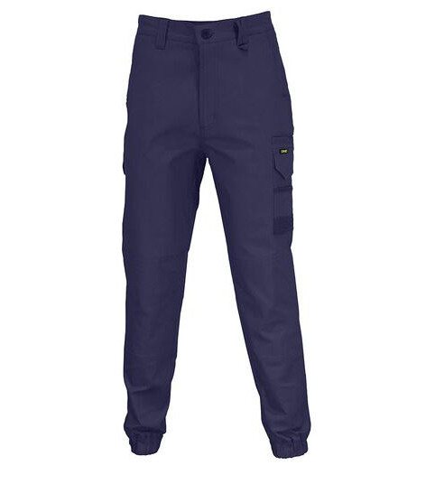 102S NAVY ELASTIC CUFFED SLIMFLEX CARGO PANT