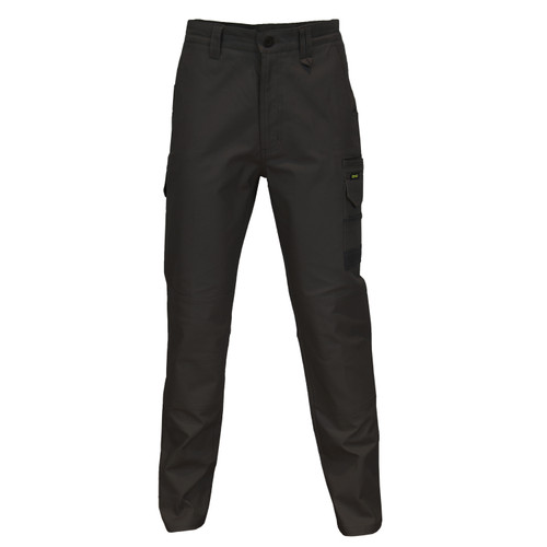 92R BLACK SLIMFLEX TRADIE CARGO PANTS
