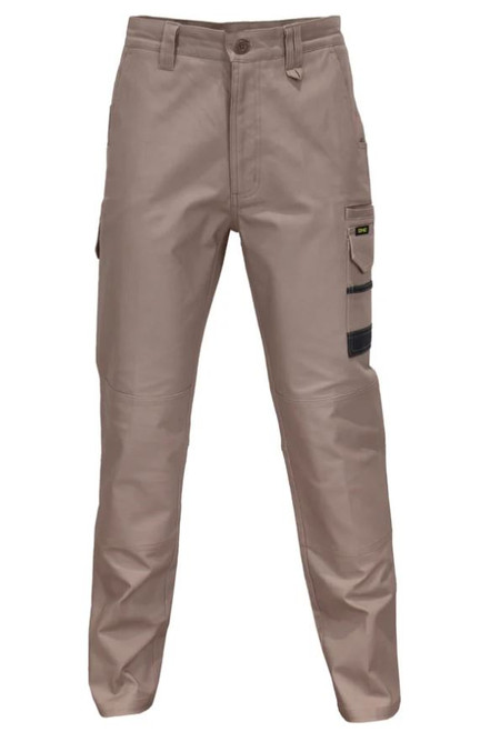 132S KHAKI SLIMFLEX TRADIE CARGO PANTS