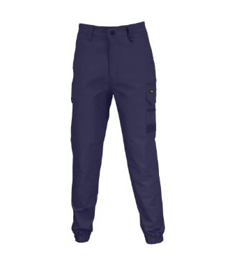 102R NAVY ELASTIC CUFFED SLIMFLEX CARGO PANT